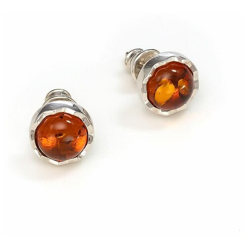 фото Серьги amberprofi, серебро, 925 проба, янтарь амберпрофи