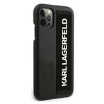 Чехол CG Mobile Karl Lagerfeld PU with Elastic Strap Hard для iPhone 12/12 Pro - изображение