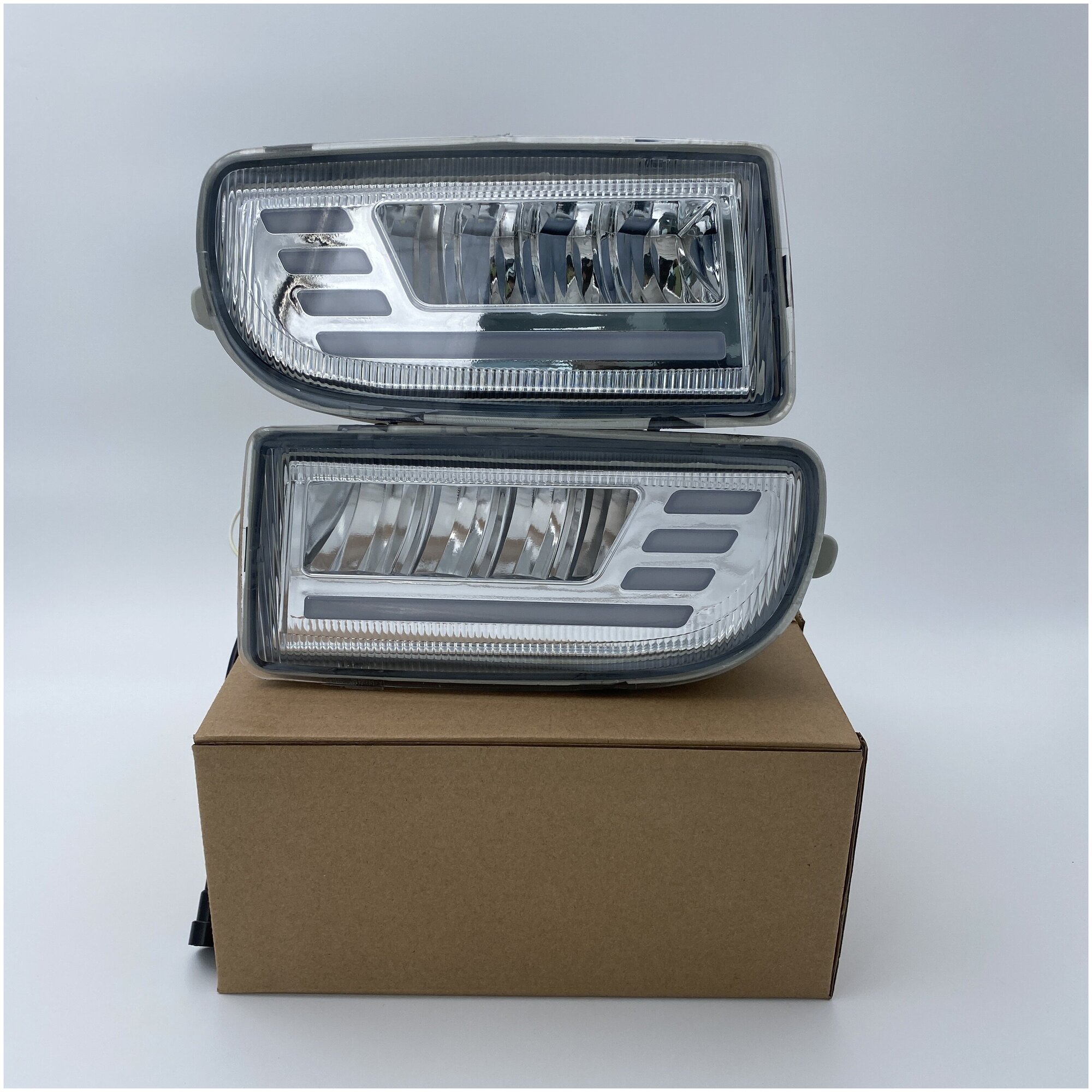 Противотуманные фары Toyota Land Cruiser 100 LED 3 режима