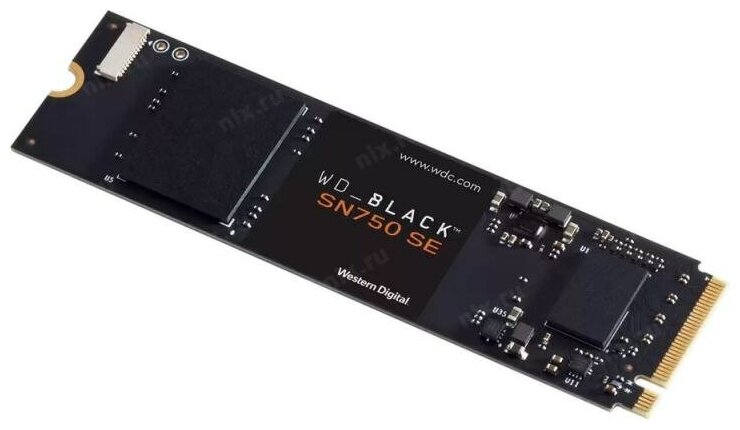 Твердотельный накопитель SSD WD Black SN750 SE NVMe WDS250G1B0E 250ГБ Gen4