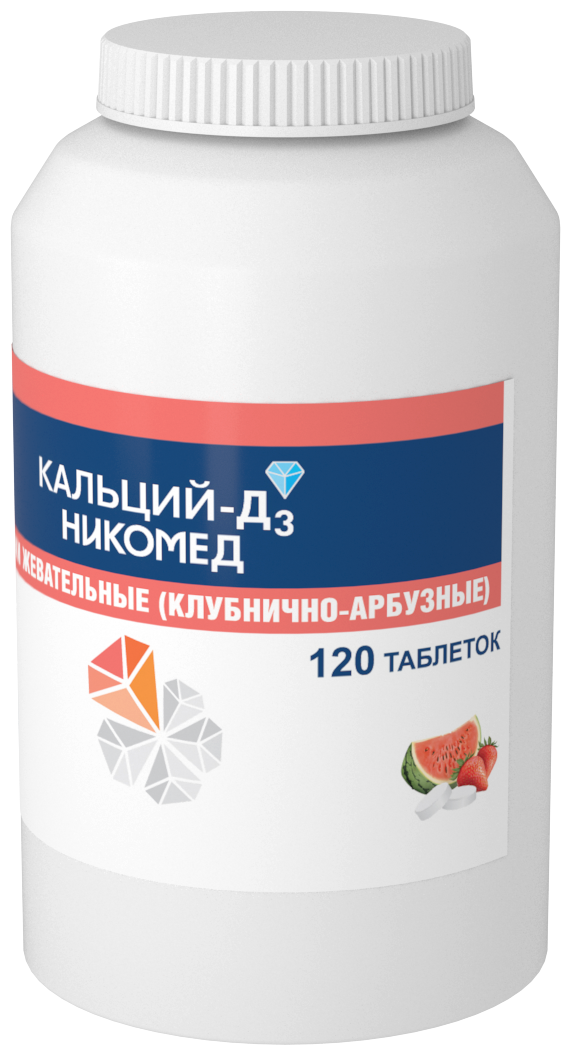 Кальций-Д3 Никомед таб. жев., 60 шт. —  в е по .