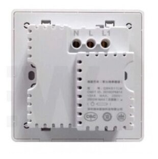 Настенный выключатель Aqara Wall Light Switch One Button Edition Zero line (одинарный с нулевой линией) (QBKG11LM) (Gold) - фотография № 6