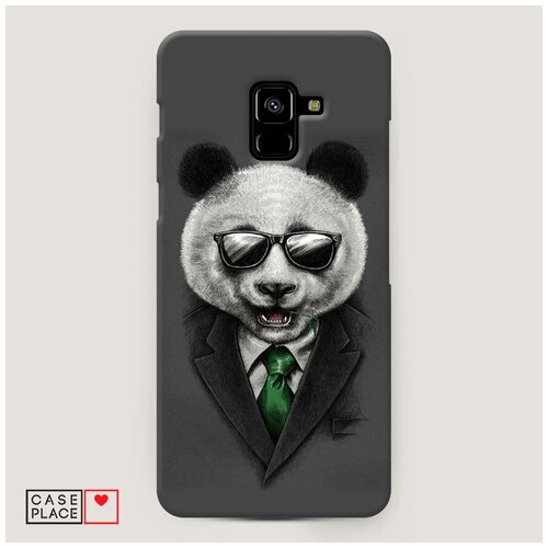 фото Чехол пластиковый samsung galaxy a8 plus 2018 деловая панда case place