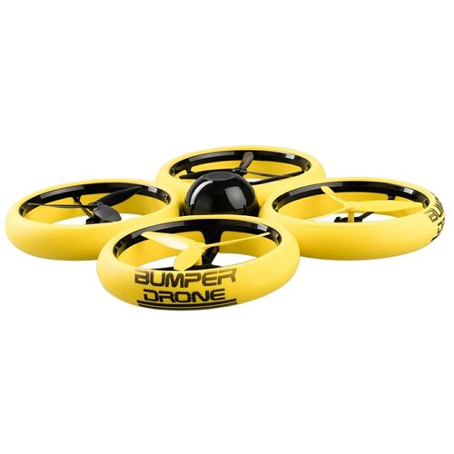 Квадрокоптер Silverlit Bumper Drone HD, желтый silverlit локомотив дак 80157 желтый