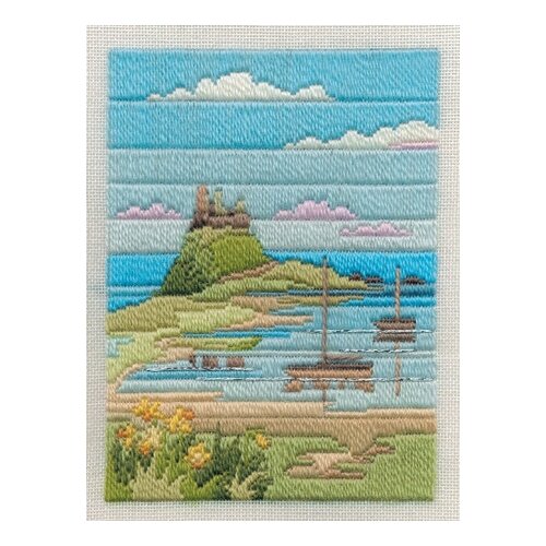 фото Набор для вышивания в технике лонгстич coastal spring derwentwater designs 14mls5