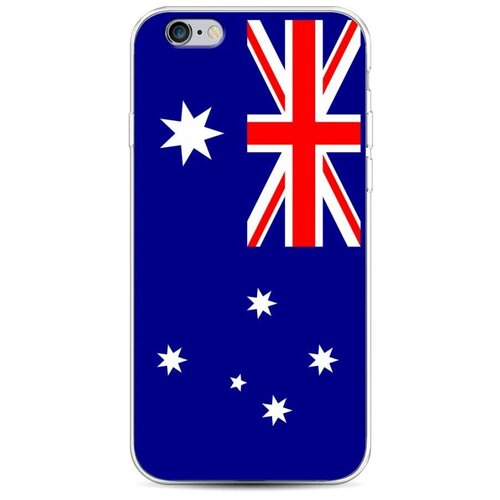 фото Силиконовый чехол "флаг австралии 2" на apple iphone 6s / айфон 6s case place