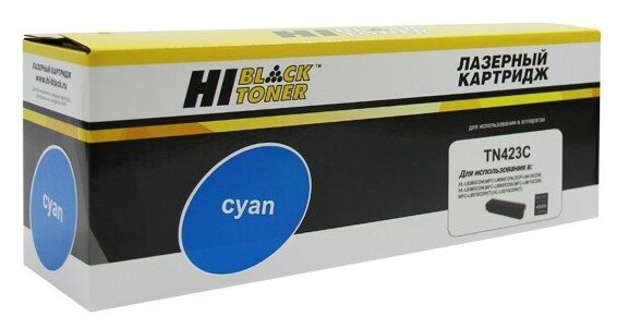 Тонер-картридж Hi-Black (HB-TN-423C) для Brother HL-L8260CDW/ L8360/ MFC-L8690CDW, голубой, 4000 страниц