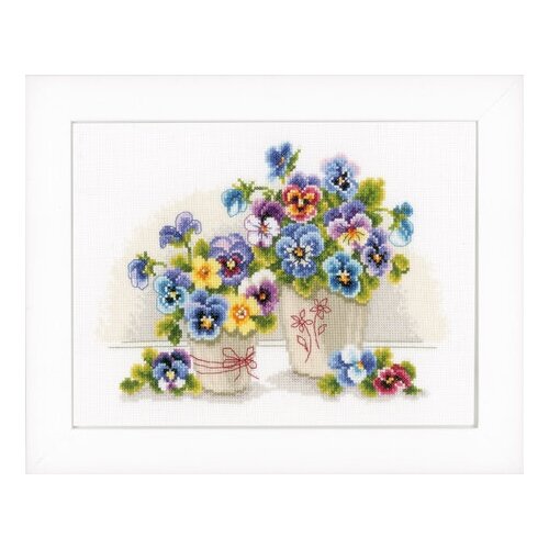 фото Набор для вышивания vervaco pn-0146578 анютины глазки