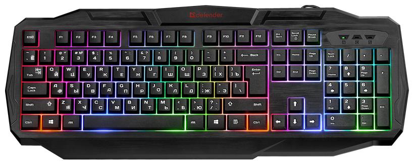 Игровая клавиатура Defender Ultra HB-330L RU подсветка (45330)