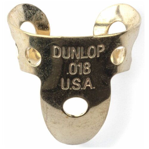 Медиатор DUNLOP 37R.018 37r 018 brass медиаторы на палец 20шт латунь толщина 018 dunlop