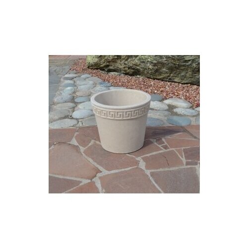 Вазон В-10, полимербетон. Высота 33 см. Диаметр чаши 37 см. Вес 15 кг. Объем 20 л.