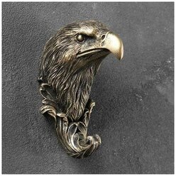 Крючок фигурный "Орел" бронза 7х6х11см Хорошие сувениры 4833201 .