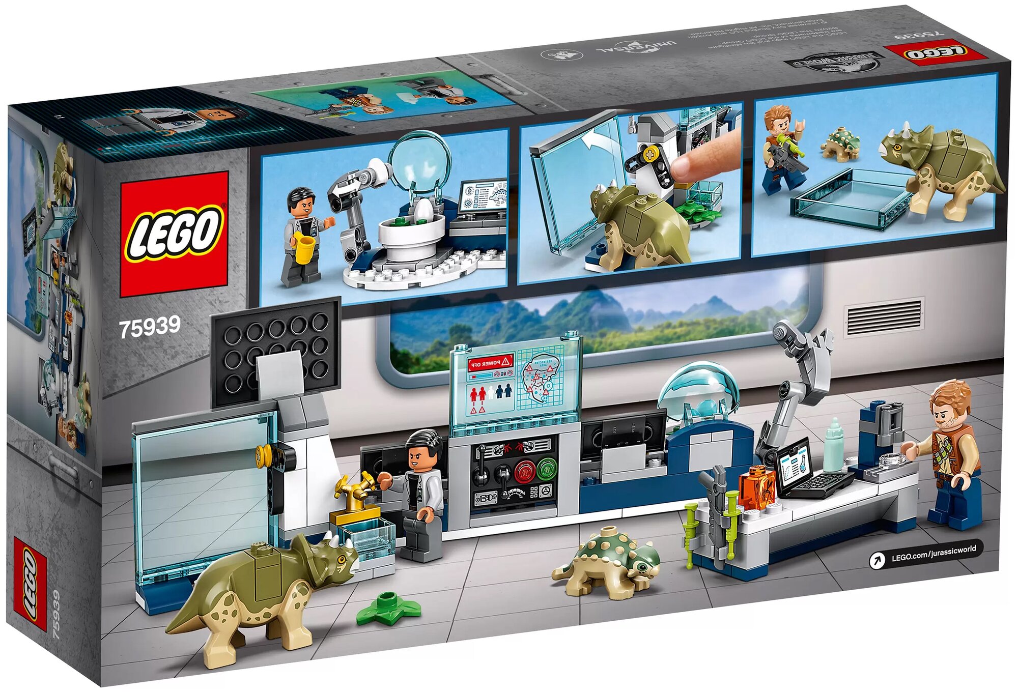 Конструктор LEGO Jurassic World Лаборатория доктора Ву: побег детенышей динозавров, 164 детали (75939) - фото №18