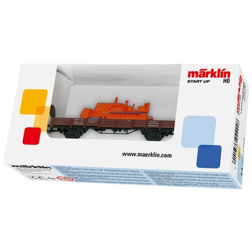 фото Платформа märklin с низкими бортами с бульдозером, арт. 04424 marklin