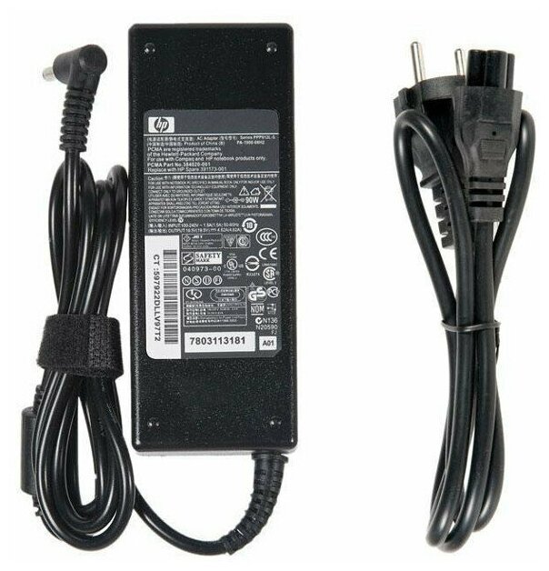 Блок питания Vbparts Zip 19.5V 4.62A 90W для HP Pavilion 14-e/14-n/15-e/15-n/17-e/15-e051sr/15-n001sr/17-e001sc 435094 / 009202