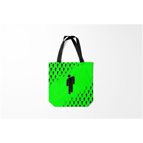 фото Сумка-шоппер / 40х40 см / разная музыка / billie eilish билли айлиш burnettie