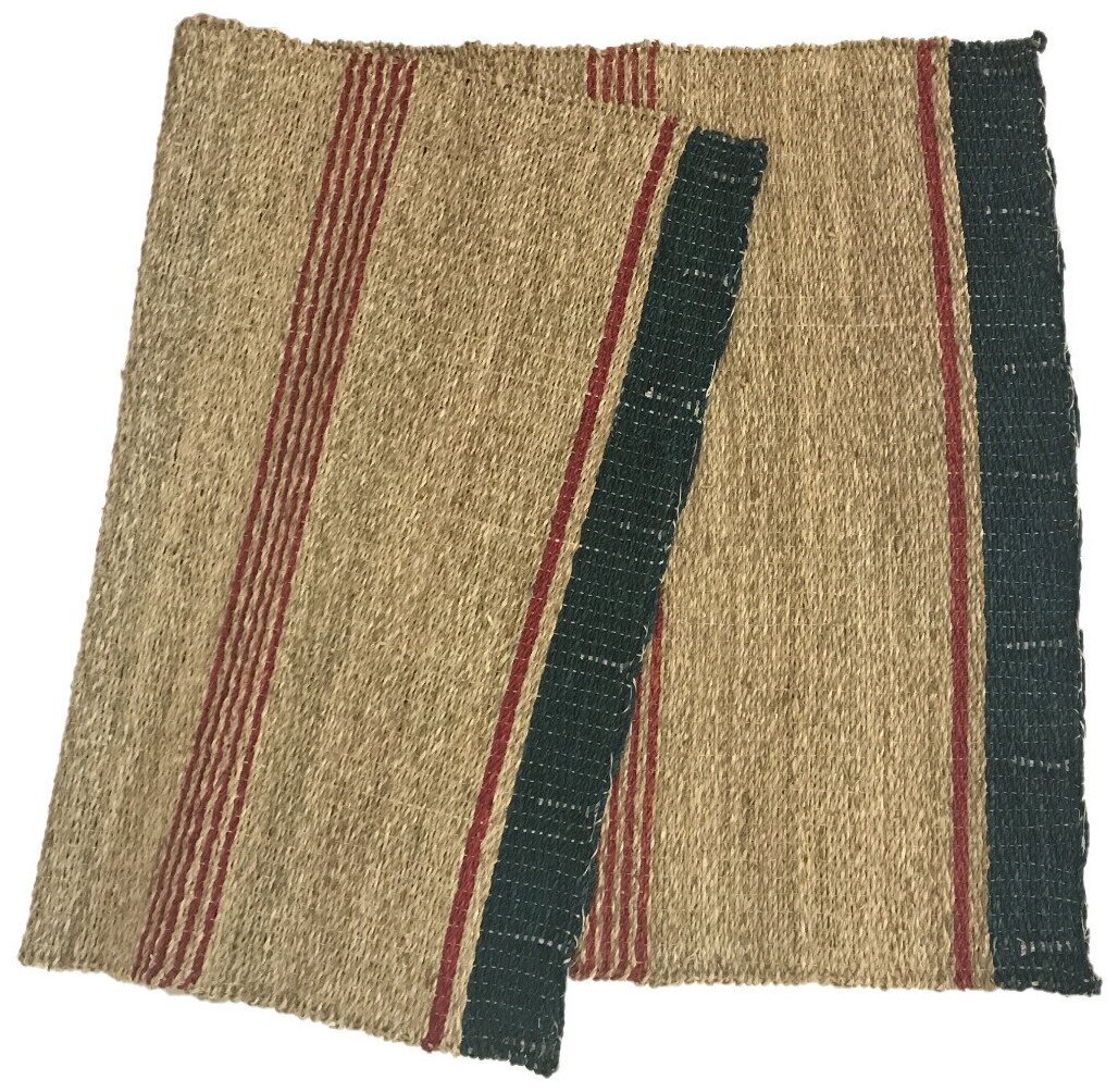 Ковер плетеный без ворса комнатный, прикроватный, циновка из сыти, 90х250 см / Bamboolend - фотография № 2