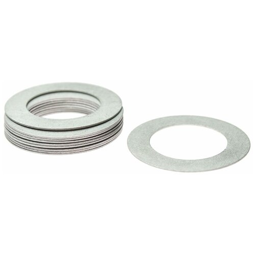 фото Кольцо алюминиевое для шафта упаковка 10 шт. (н/д 25мм, в/д 16мм) нет бренда