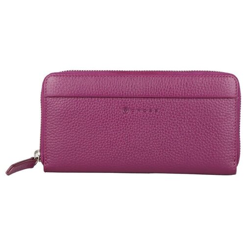 Кошелёк Cross Colors Plum, кожа наппа, фактурная, цвет сливовый