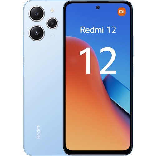 смартфон xiaomi redmi note 12 4g 4 128 гб ru dual nano sim mint green Смартфон Xiaomi Redmi 12 4/128 ГБ RU, Dual nano SIM, sky blue