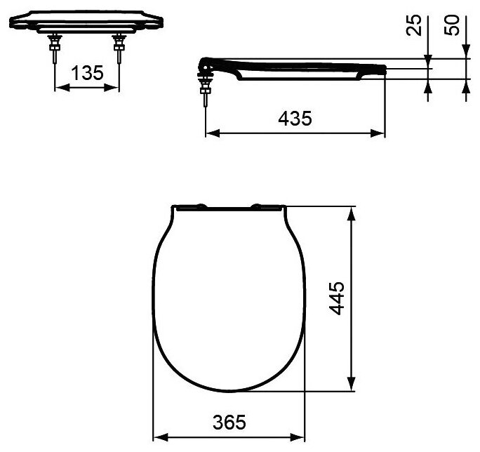 Крышка-сиденье для унитаза Ideal Standard - фото №2