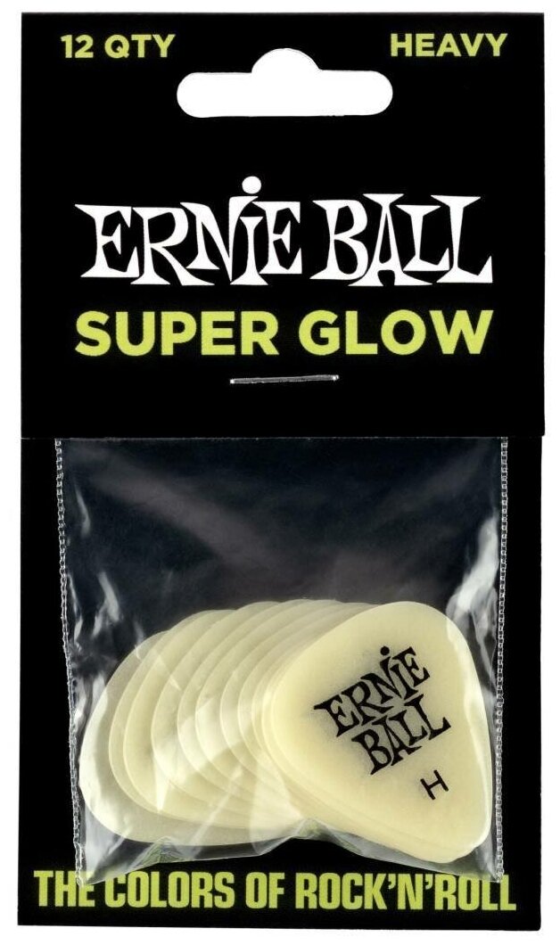 Ernie Ball 9226 - медиаторы12 штук светятся в темноте.