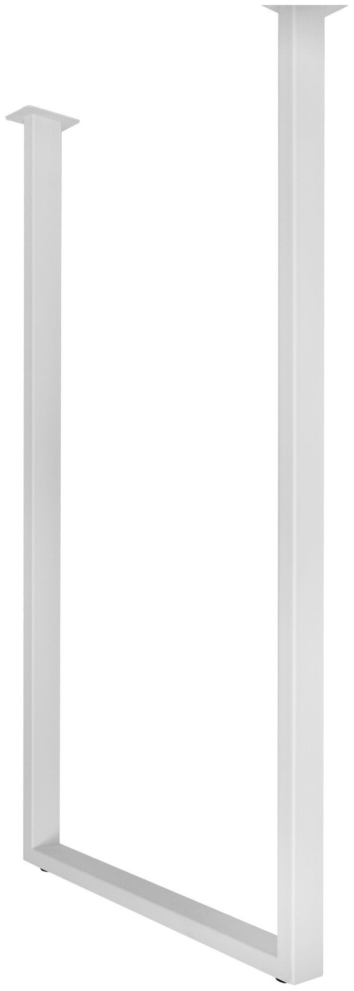 Подстолье, опора, ножка для барного стола с кронштейном"Лофт ПК" белое, 110х40 см, 1 шт - фотография № 4