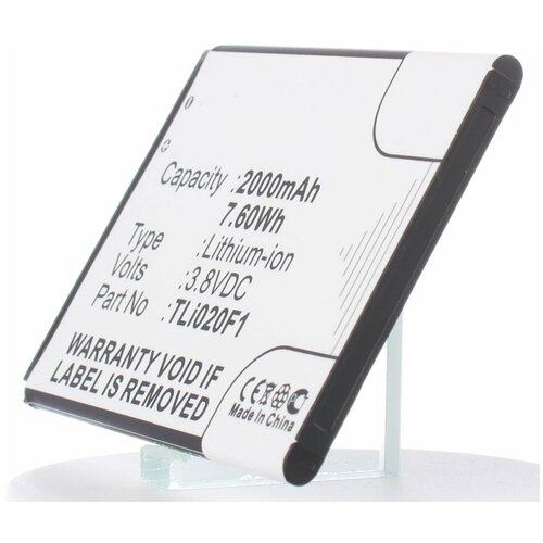 Аккумулятор iBatt iB-U1-M737 2000mAh для Alcatel OT-5017, U5, 5044D, One Touch Pop C7, One Touch Idol 2 Mini 2, OT-7041D, аккумулятор ibatt ib u1 m1066 1300mah для alcatel smart one touch pixi one touch pop c3 ot 4032d one touch 990 ot 990 ot 4007d