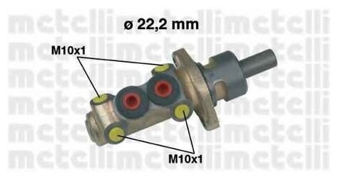 Главный Тормозной Цилиндр METELLI 050258