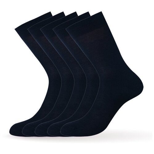 Носки Omsa, 5 пар, 5 уп., размер 45-47, черный носки мужские классические высокие 5 пар