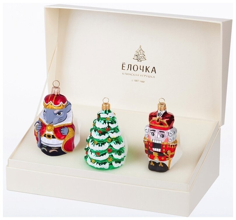 фото Набор елочных игрушек Елочка Музыкальная сказка С 1748, 10.91 см