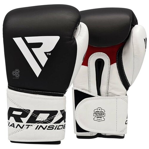 фото Перчатки боксерские rdx s5 leather boxing sparring gloves черный натуральная кожа цвет черный размер 14oz
