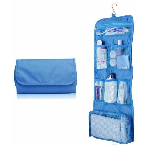 фото Дорожная сумка для гигиенических принадлежностей travel storage bag, цвет голубой китай