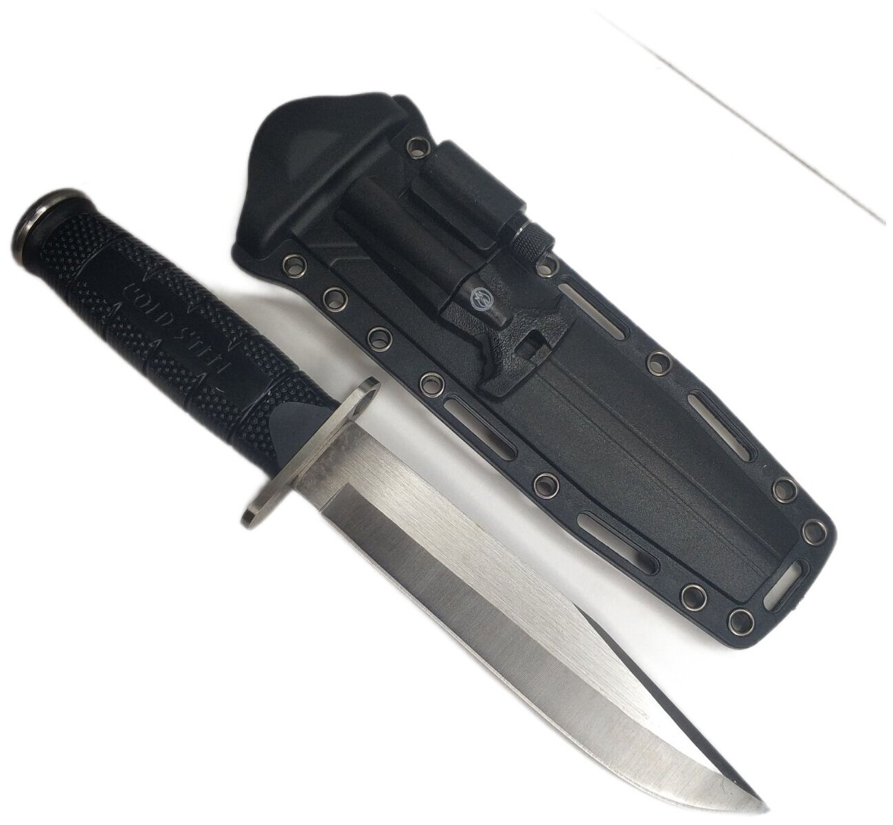 Нож туристический sf с фонариком в пластиковом чехле