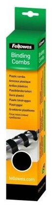 Fellowes Пружина пластиковая Fellowes 8 мм Цвет черный 25 шт шт 490₽