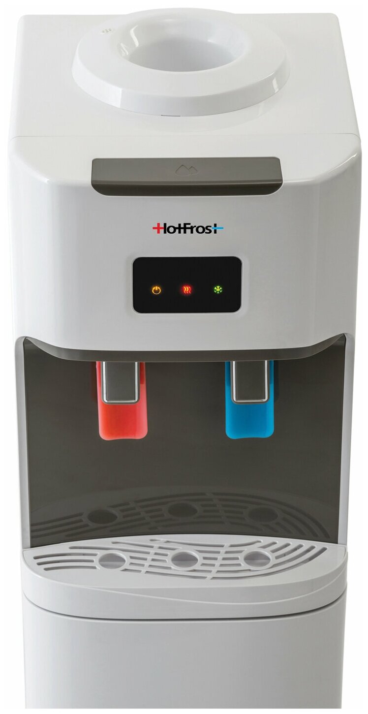 Кулер для воды HOT FROST V115B, напольный, нагрев/охлаждение компрессорное, холодильник, 2 крана - фотография № 5