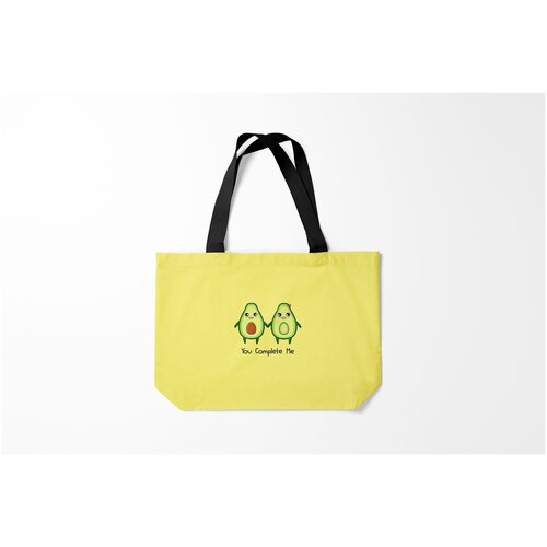 фото Сумка-шоппер / 46х35 см / популярные иллюстрации / другие авокадо burnettie