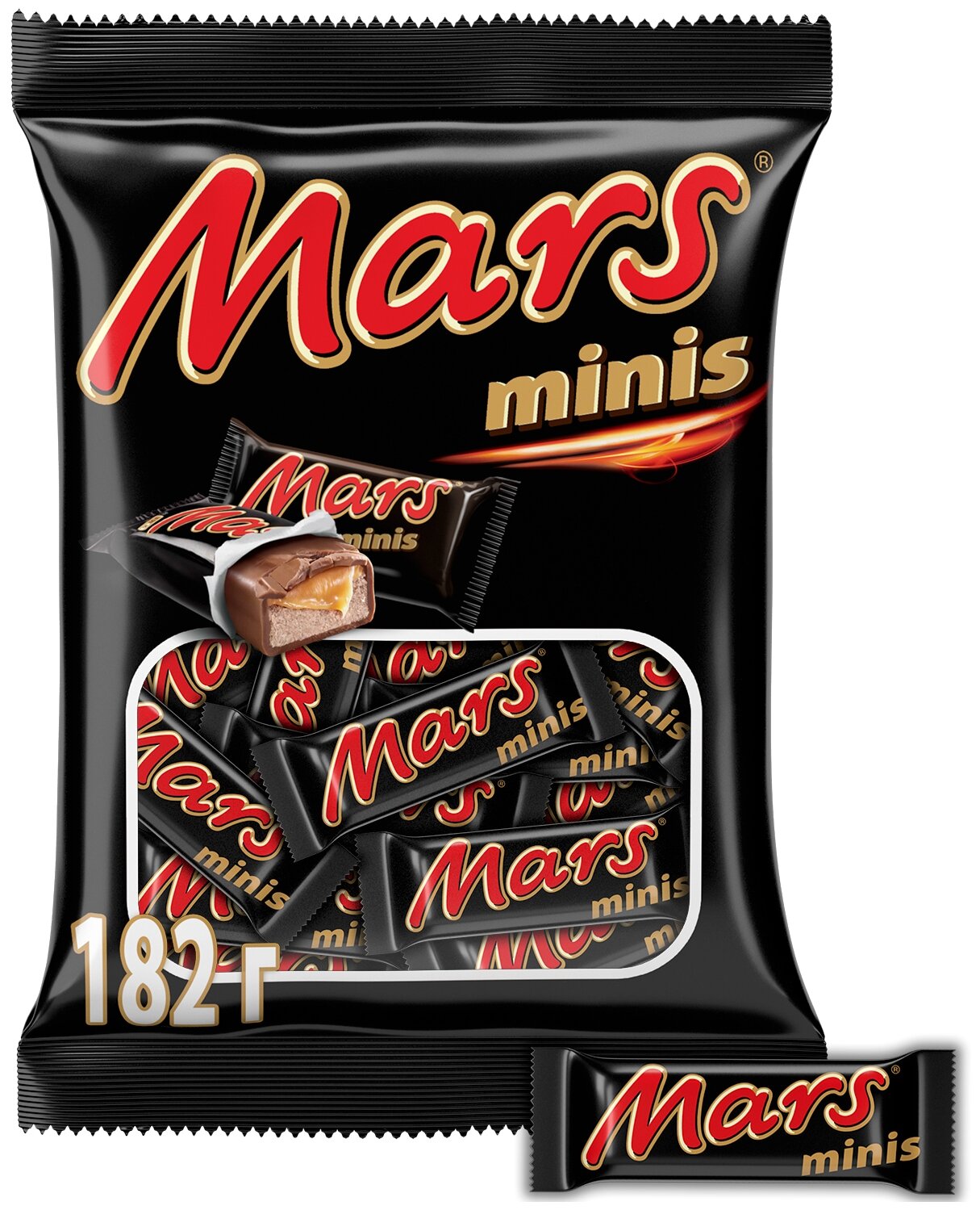Mars Minis с карамелью и нугой пакет
