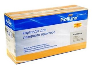 Картридж ProfiLine PL- CE252A Yellow для HP Color LaserJet CP3520/CP3525n/CP3525dn/CP3525x/CM3530/CM3530fx (7000стр)