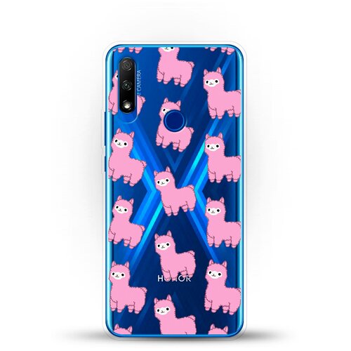 фото Силиконовый чехол ламы на honor 9x andy & paul