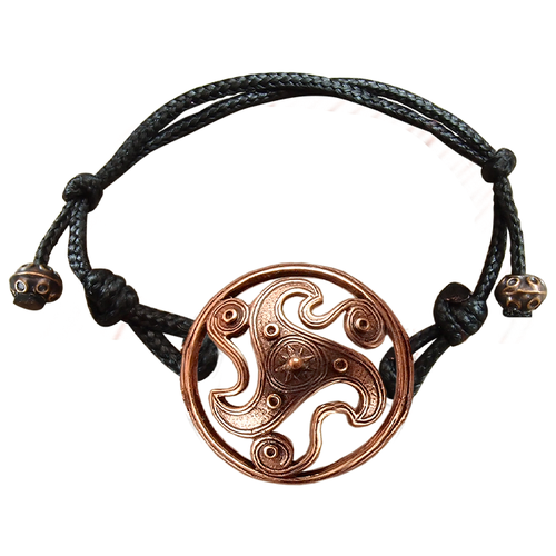 фото Sbormag браслет-шнурок «трискелион»