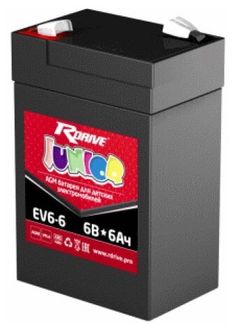 Аккумулятор для ИБП RDRIVE Junior EV6-6