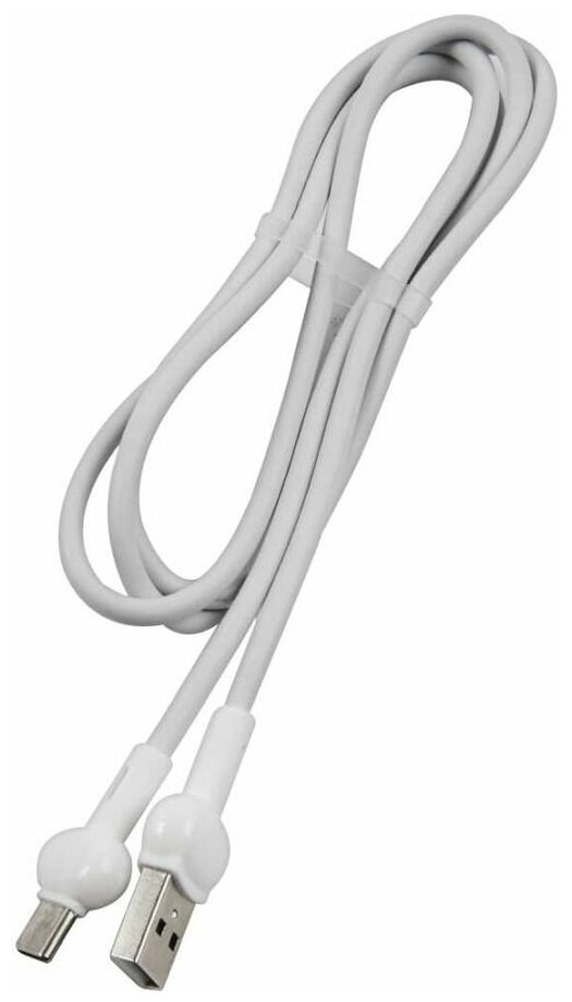 Кабель REDLINE Candy, USB Type-C (m), USB A (m), 1м, белый [ут000021993] - фото №1