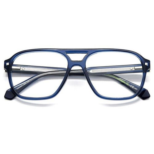 фото Солнцезащитные очки polaroid, авиаторы, оправа: пластик, для мужчин, синий