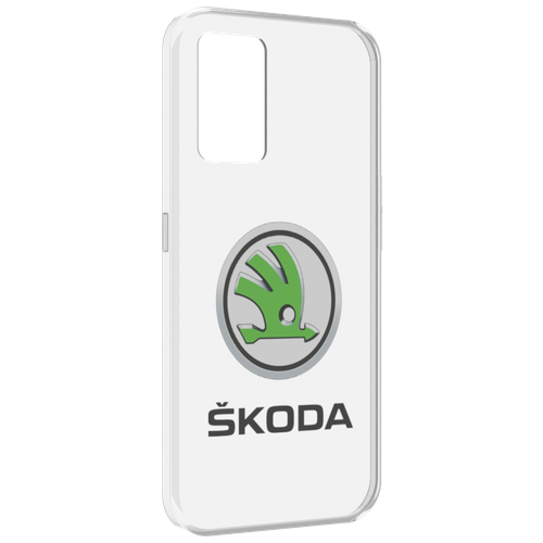Чехол MyPads skoda-шкода-4 мужской для Oppo K10 4G задняя-панель-накладка-бампер