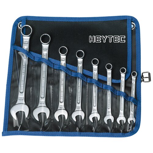 Набор ключей гаечных HEYTEC комбинированных в сумке-скрутке R 50810-12-M-2, 6-22 мм, 12 предметов