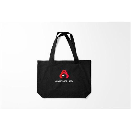фото Сумка-шоппер / 46х35 см / геймерам / among us логотип burnettie