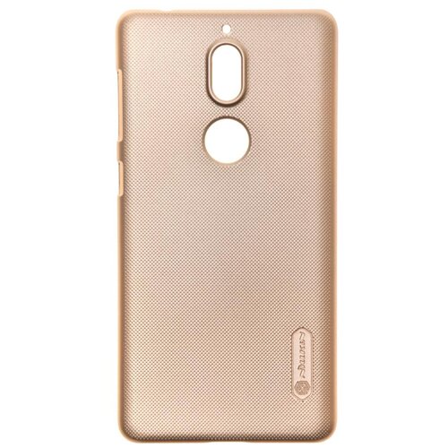 Чехол-накладка для Nokia 7 Nillkin Super Frosted Shield (Золотой) накладка nillkin frosted shield пластиковая для nokia 8 sirocco gold золотистая