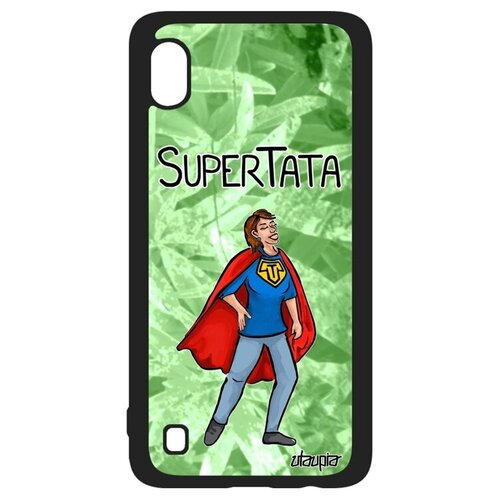 фото Красивый чехол для мобильного // samsung galaxy a10 // "супертетя" супергерой герой, utaupia, светло-зеленый