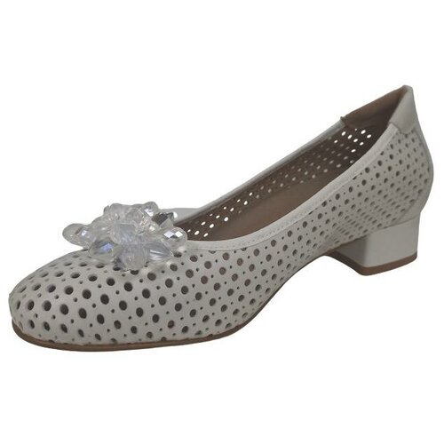 Туфли PieSanto женские (арт 210530) белые из натуральной кожи, размер 36